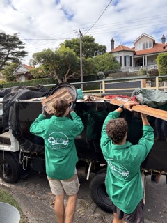 Two-man crew loading a full-truck job in Bondi
